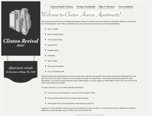 Tablet Screenshot of clintonavenue.com